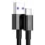 Кабель Baseus Superior Series (SUPERVOOC) Cable USB to Type-C 65W 1m CAYS000901 Black - мініатюра 3