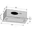 Вытяжка Ventolux Punto 52 BK (700) PB PC - миниатюра 6