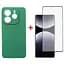 Чехол для мобильного телефона Dengos Kit Xiaomi Redmi Note 14 case Soft + glass (Mint) (DG-KM-131) - миниатюра 1