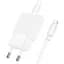 СЗУ Hoco N72 Speed ​​ultra-thin PD20W (1USB-C) + кабель Type-C to Lightning White - миниатюра 4