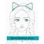 Розмальовка Жорж #girls#fashion#cats (Z101030У) - мініатюра 1