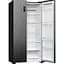 Холодильник SBS Gorenje 179х67х92см 2 двері 356(191) л А++ NF+ чорний (NRR9185EABXL) - мініатюра 3