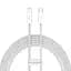 Дата кабель Baseus Dynamic Series Type-C to Lightning 20W (2m) (CALD0001) White - мініатюра 1