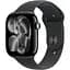 Смарт-часы Apple Watch Series 11 GPS 42mm Jet Black Aluminum Case with Black Sport Band M/L (MEQU4) [145294] - миниатюра 1