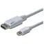 Кабель мультимедийный miniDisplayPort to DisplayPort 2.0m Digitus (AK-340102-020-W) - миниатюра 1
