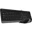 Комплект (клавіатура + миша) A4Tech Fstyler F1010 Black/Grey (1147539) [107932] - мініатюра 3