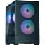 Корпус Zalman P30 AIR, Black, Mini Tower, без БЖ, для Micro ATX / Mini ITX, 1xType-C / 1xUSB 3.0, макс. CPU - 181 мм / VGA - 392 мм, 3x140 мм ARGB, боковая панель из закаленного стекла - миниатюра 1