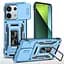 Ударопрочный чехол Camshield Army Ring для Xiaomi Redmi Note 13 Pro 4G / 14s / Poco M6 Pro 4G Голубой / Light Blue - миниатюра 1