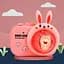 Фотокамера-генератор мильних бульбашок 9996 Children's camera Rabbit / Pink - мініатюра 5