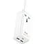 Мережевий подовжувач Hoco AC9A Talent PD30W (1C2A with 1 socket) Desktop Charger White - мініатюра 3