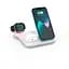 Зарядка Qi 4in1 Wireless Charger RGB X499 Phone/Watch/Earphones 15W Max белая - миниатюра 1