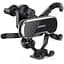 Автотримач для телефона Ugreen LP228 Gravity Drive Air Vent Car Mount Phone Holder With Arc-Shaped mounting clip чорний - мініатюра 1