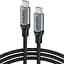 Кабель Choetech ХСС-1002 Black USB-C to USB-C PD100W 1.8m (43-00123) - миниатюра 2