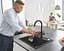 Кухонна мийка Grohe K700 із композиту 31651AP0, Чорний матовий - мініатюра 9