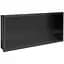 Встраиваемая полка Rea 30x60 black matt с ободком REA-05605, Черный матовый - миниатюра 1
