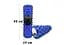 Массажный ролик EasyFit Grid Roller PRO 45 см Синий - миниатюра 2