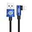 Кабель Baseus MVP Elbow L Shape Cable USB to Lightning 1.5A 1m CALMVP-03 Blue - мініатюра 1