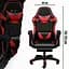 Кресло геймерское Care Life с подставкой для ног Red/Black (CF-301) - миниатюра 5