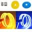 Комплект неоновых лент LED NEON 2×5 м, жёлтая и синяя, с блоком питания и пультом - миниатюра 2