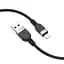 Кабель Hoco X109 Energy silicone charging data cable iP (L=1 м) чорний - мініатюра 3