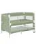Манеж детский - кровать для новорожденных 2 в 1 со вторым дном Porta CRL-18103 Mint Green 125*65 см CARRELLO зеленый - миниатюра 2