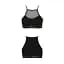 Спортивный топ с прозрачной вставкой Passion PS006 TOP black L - миниатюра 2
