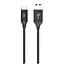 Дата кабель USB 3.0 AM to USB-C 1.0m 3A braided HP (HP_DHC-TC102-1M) - мініатюра 1