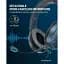 Беспроводные наушники Kotion Each Q6 2.4G со съемным микрофоном синие - миниатюра 6