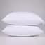 Набор подушек MirSon №0124 Сolor Fun Line Stripe White Шерсть 2 шт. белый (2200011158662) - миниатюра 2