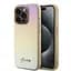 Чехол Guess PU Leather Iridescent Metal Script для iPhOne 15 Pro Max Gold (57983118682) - миниатюра 1