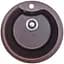 Кухонная мойка Adamant WAVE mokko d 485x210 мм, без крыла d 48 - миниатюра 1