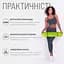 Килимок для йоги та фітнесу EasyFit TPE+TC 6 мм двошаровий лимонний-сірий - мініатюра 2