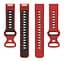Силиконовый ремешок Primolux Sport для фитнес браслета Fitbit Charge 5/Charge 6 Red Black/размер М - миниатюра 5