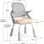 Детский стульчик Mealux Neo Air Static Peach (Y-306 PG)  - миниатюра 3