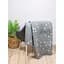 Покривало стьобане Home Line Печворк зірки 210x240 см сіре (177323) - мініатюра 2