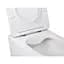 Унитаз подвесной Qtap Swan безободковый с сидением Slim Soft Close QT16335178W, Белый - миниатюра 4