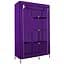 Шкаф тканевый Stenson раскладной 105х45х175 см purple (26019) - миниатюра 1