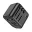 Універсальний зарядний пристрій Hoco AC15 Walker Three-Port PD20W(1C2A) Universal Conversion Charger Black - мініатюра 4