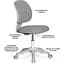 Детское кресло Evo-kids Limpi Grey (Y-212 G) - миниатюра 2