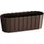 Балконний ящик Prosperplast Boardee Case, 600 мм, коричневий (25685-222) - мініатюра 1