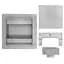 Трап для душу Rea Neo 12x12 nickel brushed REA-G6206 - мініатюра 5