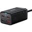 Мережевий зарядний пристрій Baseus GaN3 Pro Desktop Fast Charger 2Type-C+2USB 65W CCGP040101 Black - мініатюра 1