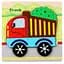 Деревянный пазл для детей Грузовик Truck 15×15 см развивающая игрушка детский пазл транспорт сортер машинка для малышей - миниатюра 1