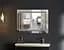 Дзеркало Mixxus WARM MR02-100x80 з LED Touch, Anti-fog, димером, регулюванням яскравості, годинником (MI6935) - мініатюра 4