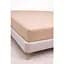 Простирадло на резинці Ecotton фланель Light Beige 160х200см (25562) - мініатюра 1