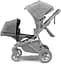 Прогулянкове крісло Thule Sleek Sibling Seat Grey Melange on Black (TH 11000210) - мініатюра 3