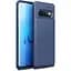Чохол-накладка Toto TPU Carbon Fiber 1.5 mm Case Samsung Galaxy S10 Dark Blue - мініатюра 1