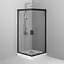 Душова кабіна Am.Pm Gem Square Slide 90x90 см без піддону black W90UG-403-090BT, Чорний, прозорий, чорний - мініатюра 3