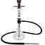 Кальян Trumpet Hookah Rider S White (колба Crystal Clear) - мініатюра 2