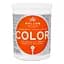 Маска для крашенных волос Kallos Cosmetics Color с льняным маслом и УФ фильтром, 1 л - миниатюра 2